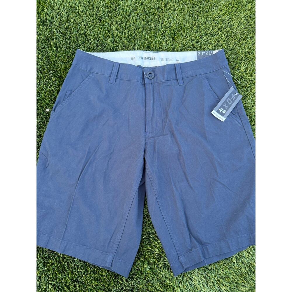 NWT Fox Racing Men's Navy Essex 21-inch Tech Stretch Shorts 🩳 Size 30” Skate
